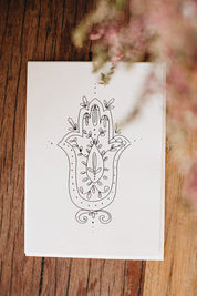 Hamsa Greeting Card